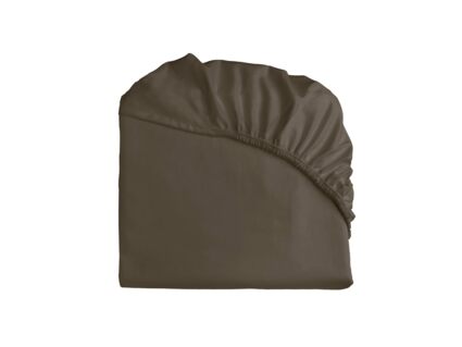 Простыня Primavelle на резинке Satin Luxe (какао) 460