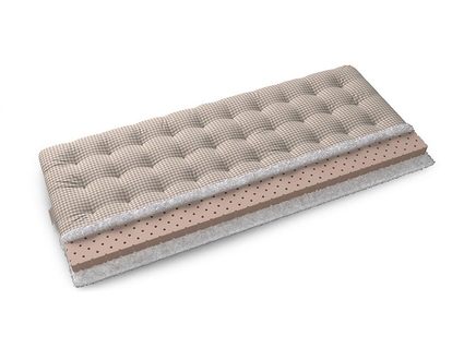 Футон Mr.Mattress Migi (бежевая клетка) 25