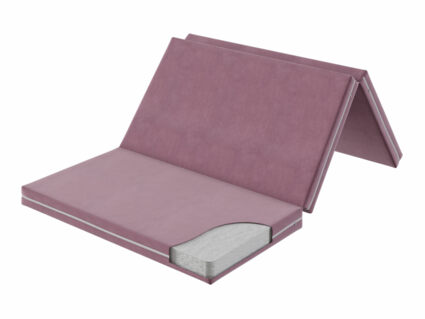 Футон DreamLine Holl 9 (велюр бледно-розовый) 48
