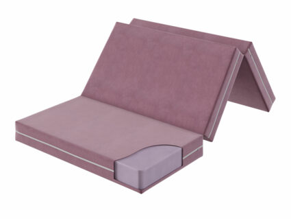 Футон DreamLine Eco (велюр бледно-розовый) 48